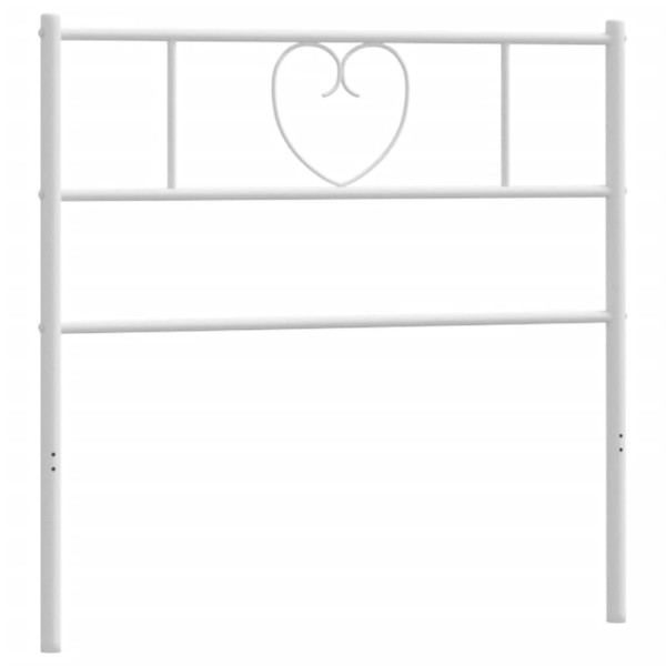 Cabecero de metal blanco 75 cm Cabecero de metal blanco 75 cm