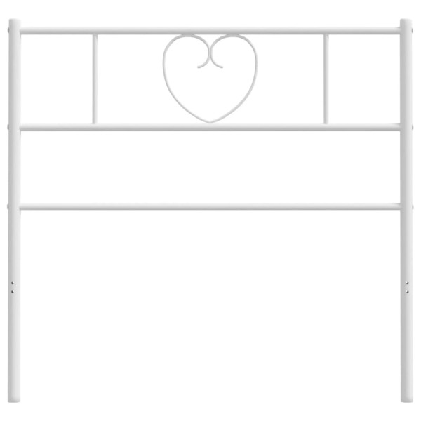 Cabecero de metal blanco 75 cm Cabecero de metal blanco 75 cm