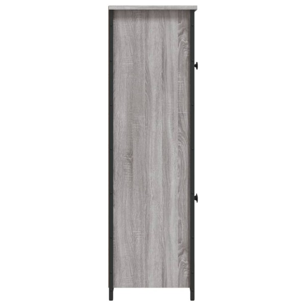 Aparador alto madera contrachapada gris Sonoma 62x32x106,5 cm Aparador alto madera contrachapada gris Sonoma 62x32x106,5 cm