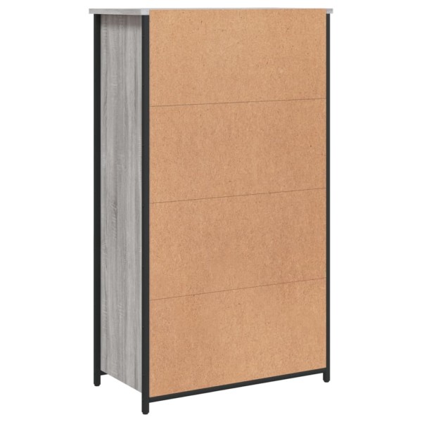 Aparador alto madera contrachapada gris Sonoma 62x32x106,5 cm Aparador alto madera contrachapada gris Sonoma 62x32x106,5 cm