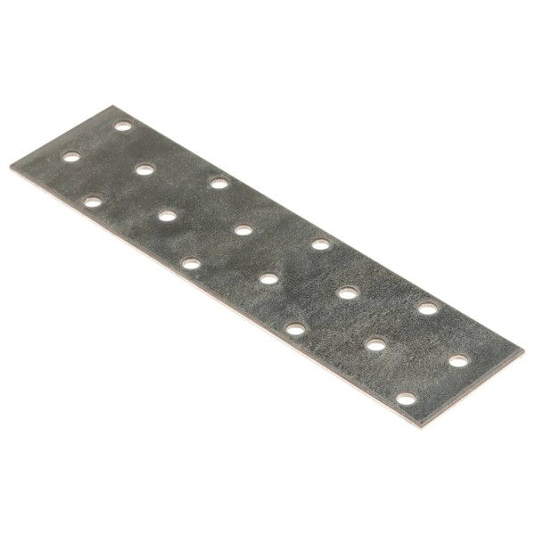 Placas perforadas 60 uds acero galvanizado 2 mm 160x40 mm Placas perforadas 60 uds acero galvanizado 2 mm 160x40 mm