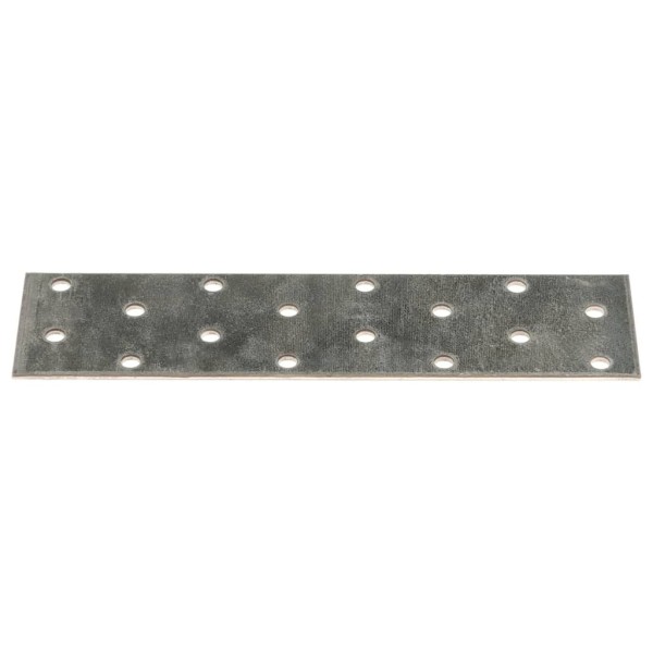 Placas perforadas 60 uds acero galvanizado 2 mm 160x40 mm Placas perforadas 60 uds acero galvanizado 2 mm 160x40 mm