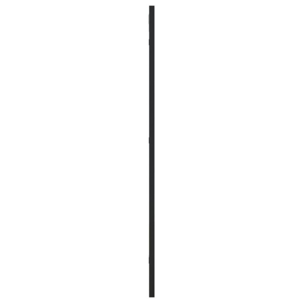 Espejo de pared rectangular de hierro negro 40x80 cm Espejo de pared rectangular de hierro negro 40x80 cm