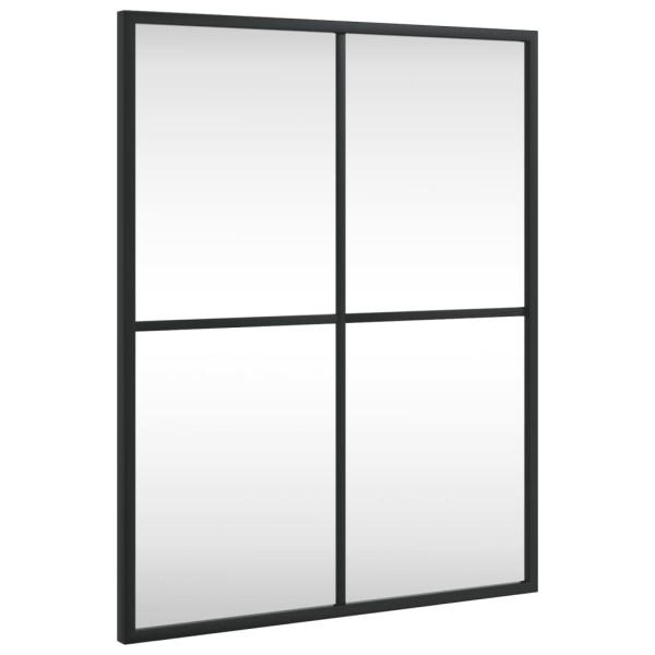 Espejo de pared rectangular de hierro negro 40x50 cm Espejo de pared rectangular de hierro negro 40x50 cm