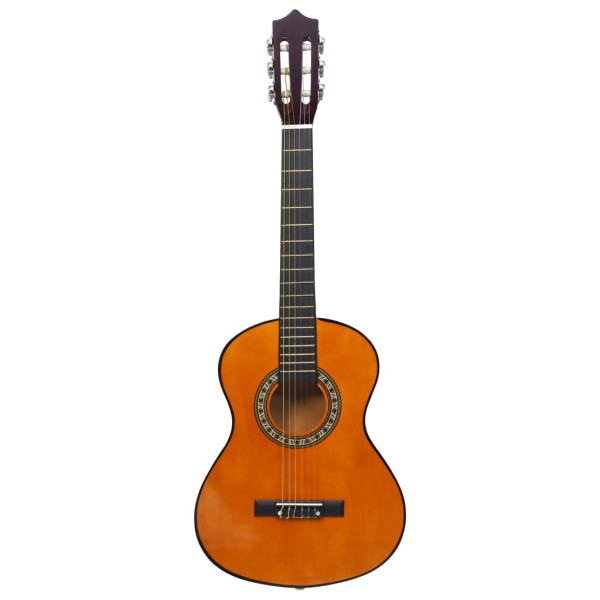 Set de guitarra clásica para niños principiantes 8 pzas 1/2 34" Set de guitarra clásica para niños principiantes 8 pzas 1/2 34"