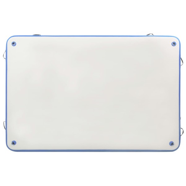 Plataforma flotante inflable azul y blanco 300x150x15 cm Plataforma flotante inflable azul y blanco 300x150x15 cm