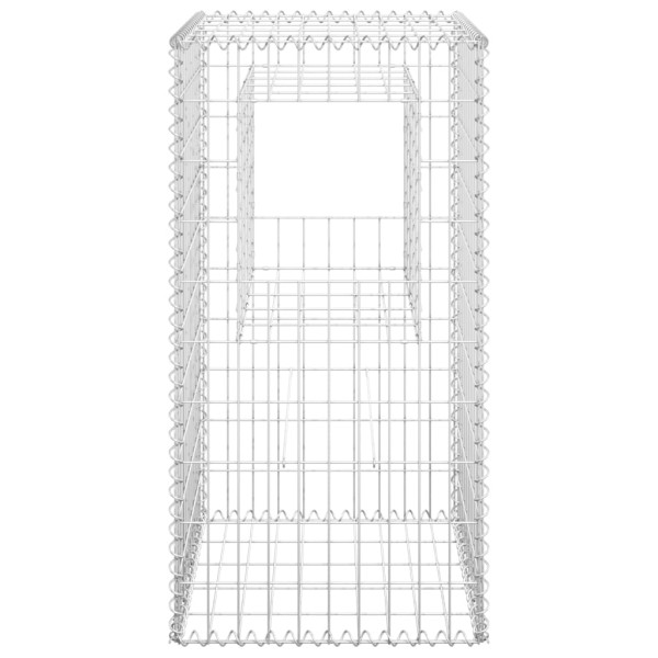 Cesta poste de gaviones de hierro 50x50x100 cm Cesta poste de gaviones de hierro 50x50x100 cm