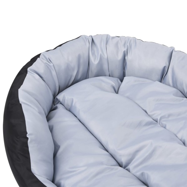 Cojín para perro reversible y lavable gris y negro 110x80x23 cm Cojín para perro reversible y lavable gris y negro 110x80x23 cm