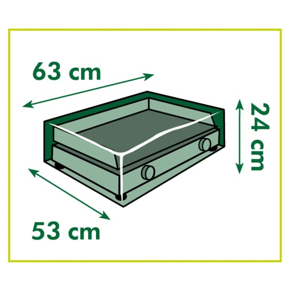 Nature Funda para barbacoa 63x53x24 cm Nature Funda para barbacoa 63x53x24 cm