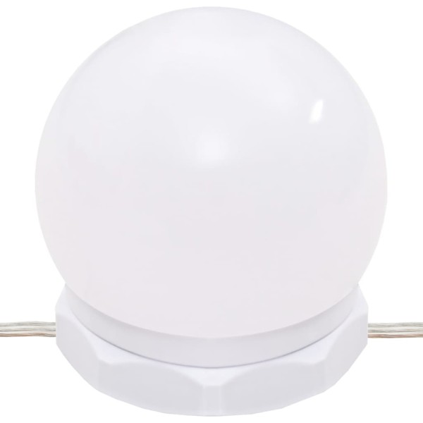 Mueble con espejo y LED blanco 60x31,5x62 cm Mueble con espejo y LED blanco 60x31,5x62 cm
