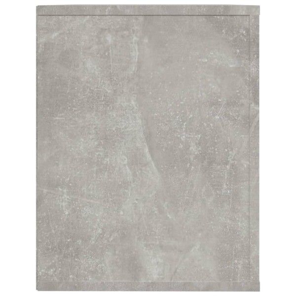 Mueble zapatero madera contrachapada gris hormigón 75x35x45 cm Mueble zapatero madera contrachapada gris hormigón 75x35x45 cm