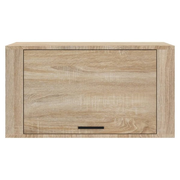 Mueble zapatero pared contrachapada roble Sonoma 70x35x38 cm