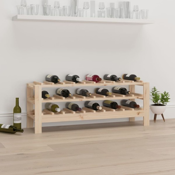 Botellero madera maciza de pino 109,5x30x42 cm Botellero madera maciza de pino 109,5x30x42 cm
