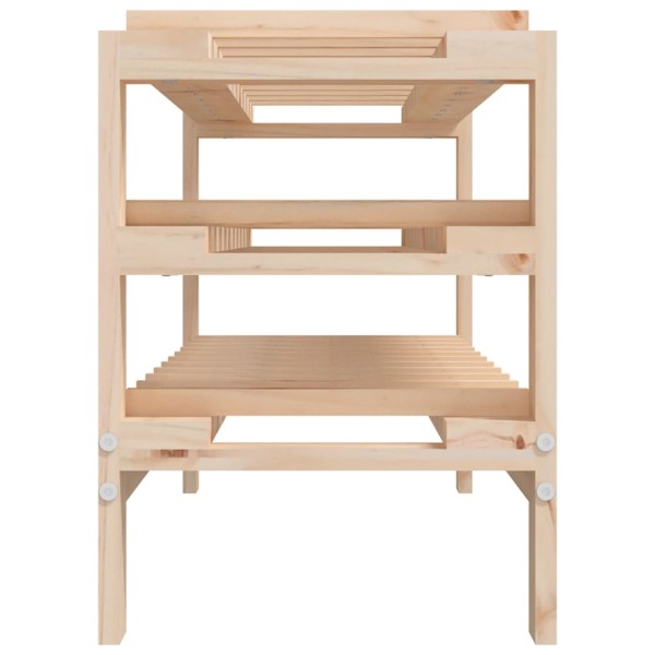 Botellero madera maciza de pino 109,5x30x42 cm Botellero madera maciza de pino 109,5x30x42 cm