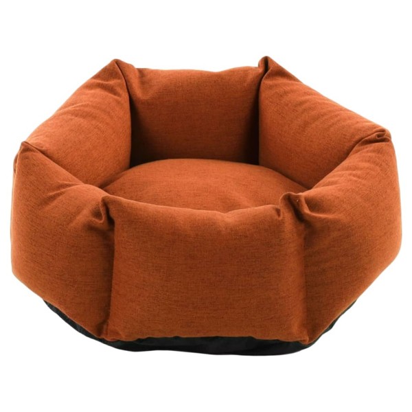 FLAMINGO Cama perros con cremallera Ziva hexagonal terracota FLAMINGO Cama perros con cremallera Ziva hexagonal terracota