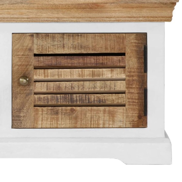 Mueble para TV de madera maciza de mango 118x30x40 cm Mueble para TV de madera maciza de mango 118x30x40 cm