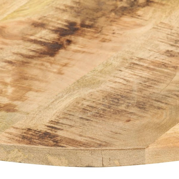 Superficie de mesa redonda madera maciza de mango 15-16 mm 40cm Superficie de mesa redonda madera maciza de mango 15-16 mm 40cm