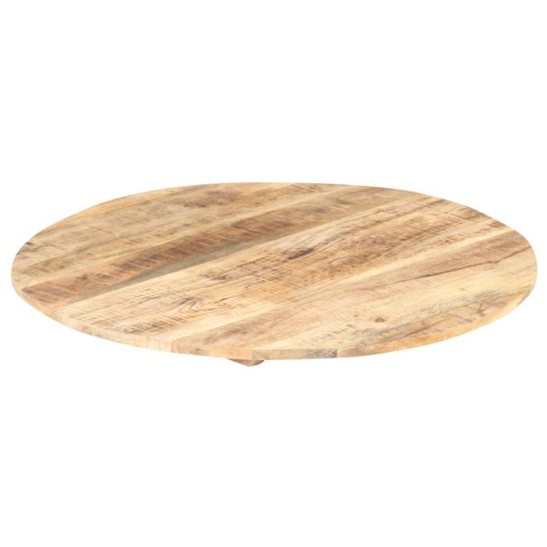 Superficie de mesa redonda madera maciza de mango 15-16 mm 40cm Superficie de mesa redonda madera maciza de mango 15-16 mm 40cm
