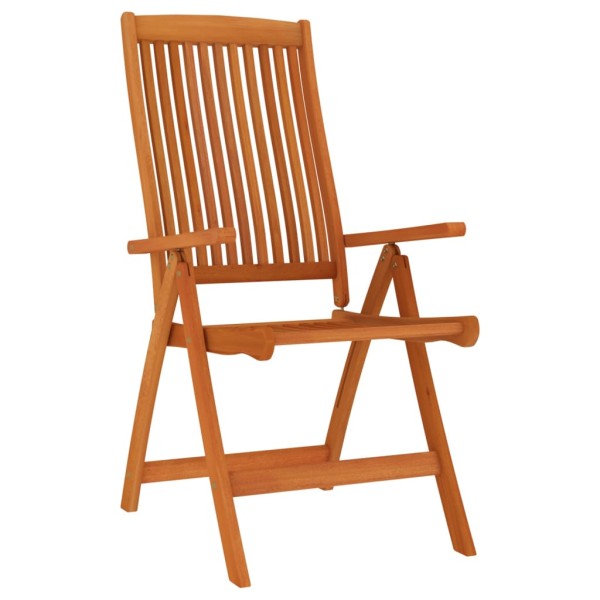 Sillas de jardín plegables 4 uds madera maciza de eucalipto Sillas de jardín plegables 4 uds madera maciza de eucalipto