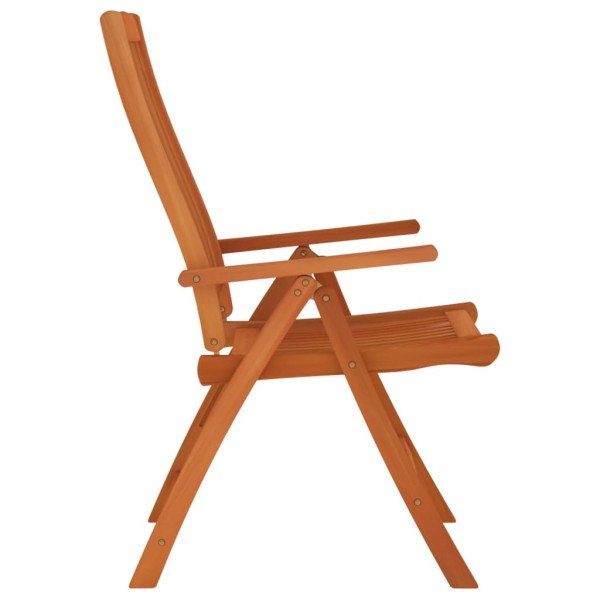 Sillas de jardín plegables 4 uds madera maciza de eucalipto Sillas de jardín plegables 4 uds madera maciza de eucalipto
