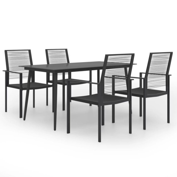 Juego de comedor de jardín 5 piezas Juego de comedor de jardín 5 piezas