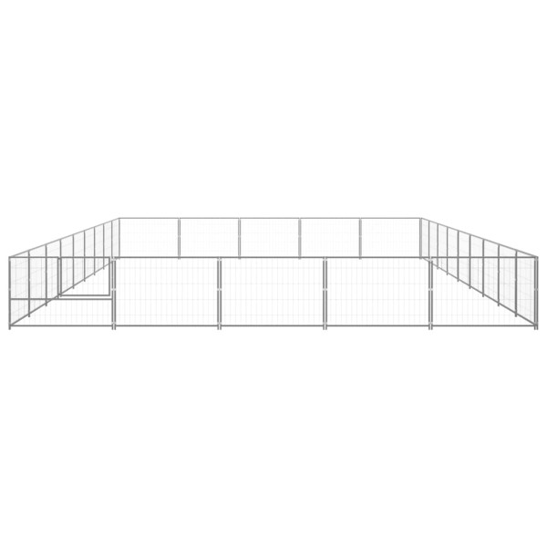 Perrera plateada 45 m² acero