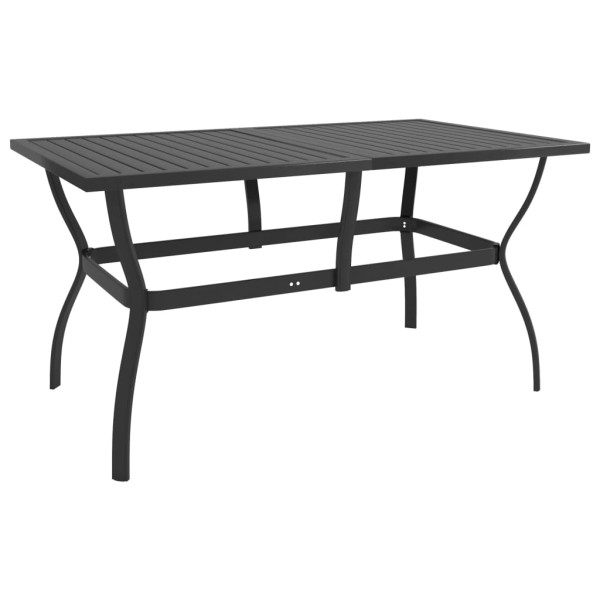 Juego de comedor de jardín 5 piezas textilene y acero Juego de comedor de jardín 5 piezas textilene y acero