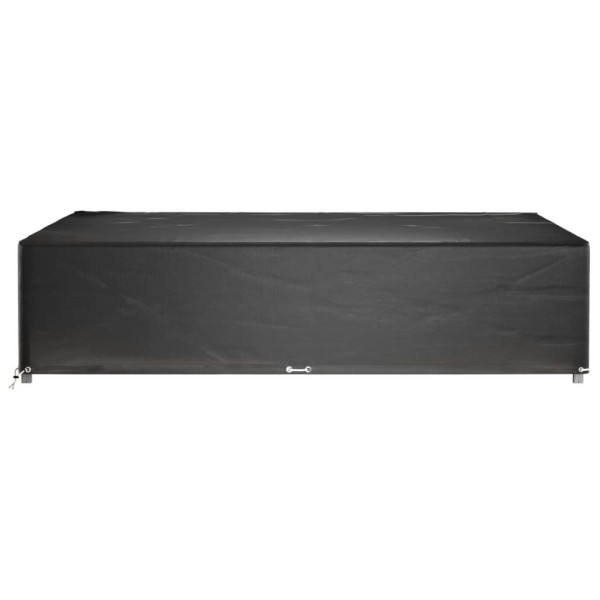 Fundas muebles de jardín 2 uds 16 ojales cuadrado 240x240x55 cm Fundas muebles de jardín 2 uds 16 ojales cuadrado 240x240x55 cm
