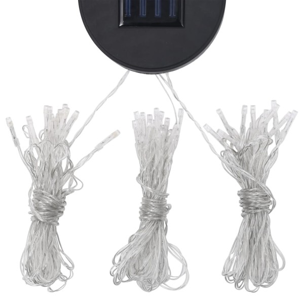 Carpa cenador de jardín con tira de luces LED 3x3 m antracita Carpa cenador de jardín con tira de luces LED 3x3 m antracita