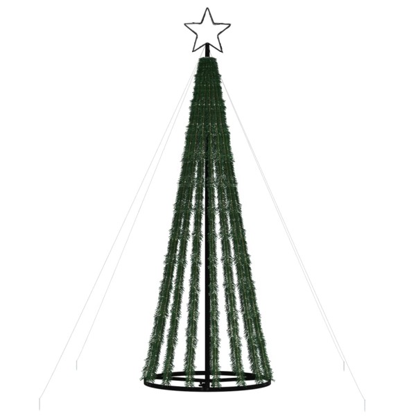 Árbol de Navidad cono de luz 275 LEDs azul 180 cm