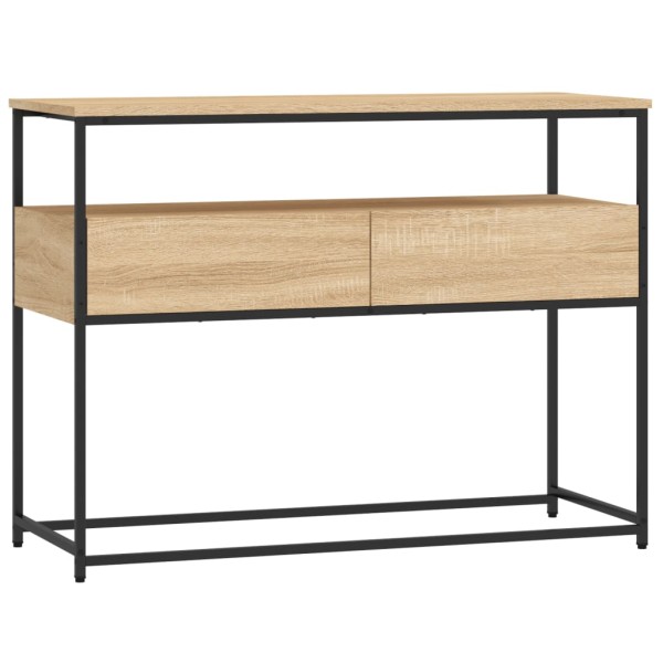 Mesa consola madera de ingeniería roble Sonoma 100x40x75 cm Mesa consola madera de ingeniería roble Sonoma 100x40x75 cm