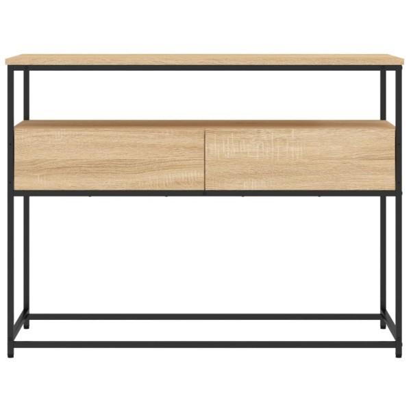 Mesa consola madera de ingeniería roble Sonoma 100x40x75 cm Mesa consola madera de ingeniería roble Sonoma 100x40x75 cm