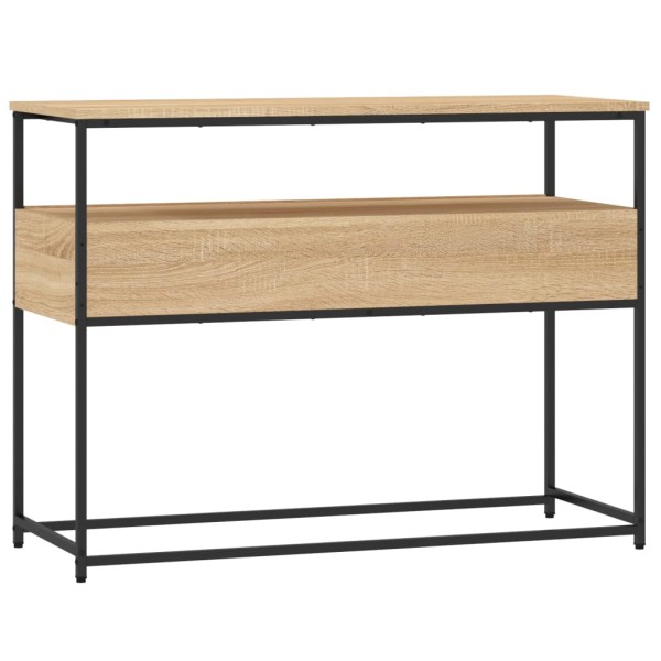 Mesa consola madera de ingeniería roble Sonoma 100x40x75 cm Mesa consola madera de ingeniería roble Sonoma 100x40x75 cm