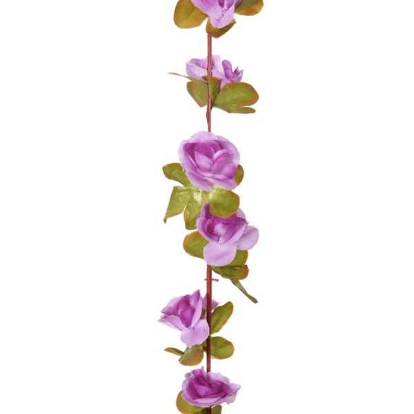 Guirnaldas de flores artificiales 6 uds morado claro 250 cm Guirnaldas de flores artificiales 6 uds morado claro 250 cm