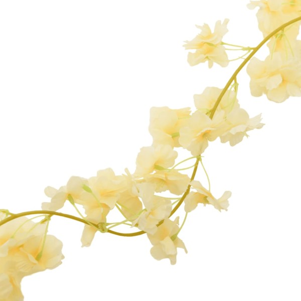 Guirnaldas de flores artificiales 6 uds champagne 180 cm Guirnaldas de flores artificiales 6 uds champagne 180 cm