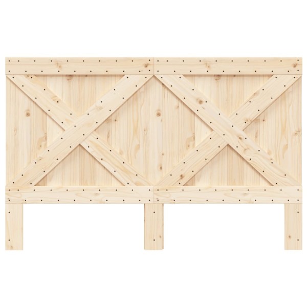 Cabecero de madera maciza de pino 160x104 cm Cabecero de madera maciza de pino 160x104 cm