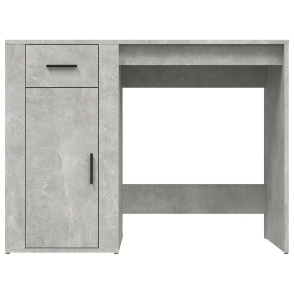 Escritorio de madera contrachapada gris hormigón 100x49x75 cm Escritorio de madera contrachapada gris hormigón 100x49x75 cm
