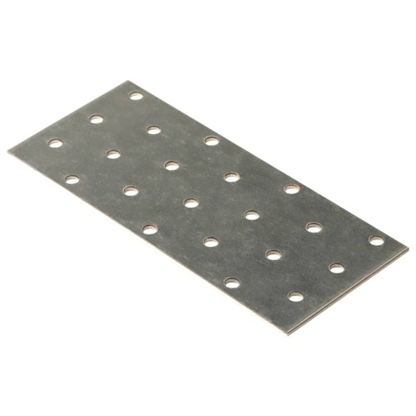 Placas perforadas 40 uds acero galvanizado 2 mm 140x60 mm Placas perforadas 40 uds acero galvanizado 2 mm 140x60 mm