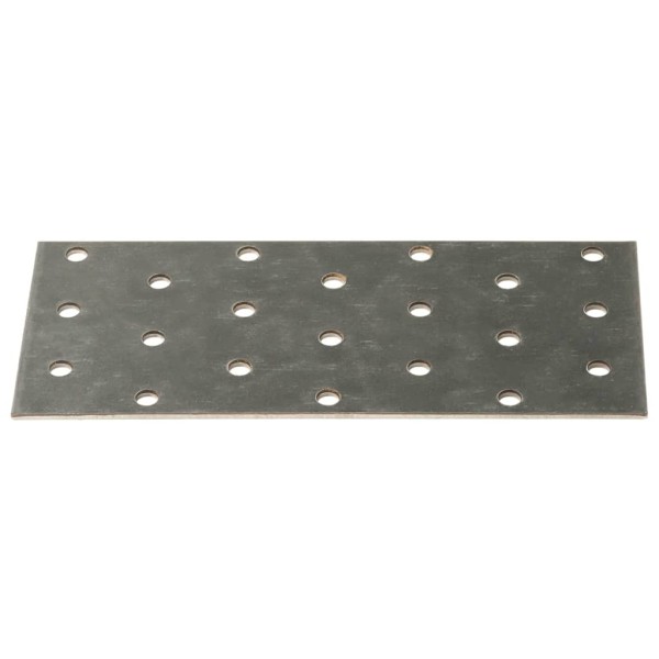 Placas perforadas 40 uds acero galvanizado 2 mm 140x60 mm Placas perforadas 40 uds acero galvanizado 2 mm 140x60 mm