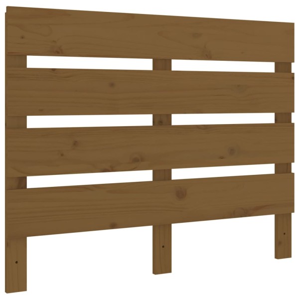Cabecero madera maciza de pino marrón miel 75x3x80 cm Cabecero madera maciza de pino marrón miel 75x3x80 cm