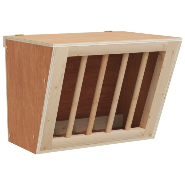 Comedero heno para conejos madera maciza abeto 25x18,5x20,5 cm Comedero heno para conejos madera maciza abeto 25x18,5x20,5 cm