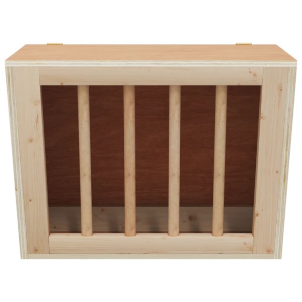 Comedero heno para conejos madera maciza abeto 25x18,5x20,5 cm Comedero heno para conejos madera maciza abeto 25x18,5x20,5 cm
