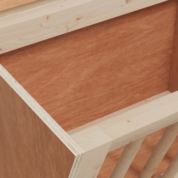 Comedero heno para conejos madera maciza abeto 25x18,5x20,5 cm Comedero heno para conejos madera maciza abeto 25x18,5x20,5 cm