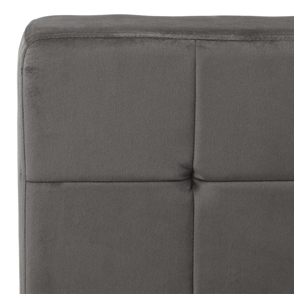 Silla de relajación de terciopelo gris oscuro 65x79x87 cm Silla de relajación de terciopelo gris oscuro 65x79x87 cm