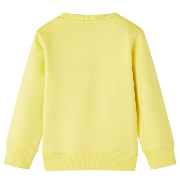 Sudadera para niños amarillo claro 116 Sudadera para niños amarillo claro 116
