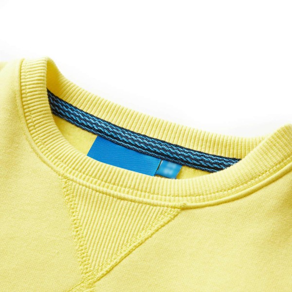 Sudadera para niños amarillo claro 116 Sudadera para niños amarillo claro 116