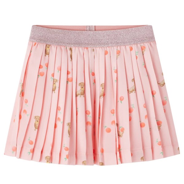Falda plisada infantil naranja claro 140 Falda plisada infantil naranja claro 140