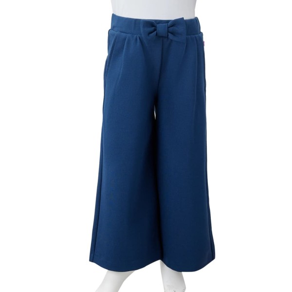 Pantalón para niños con perneras anchas azul marino 116 Pantalón para niños con perneras anchas azul marino 116