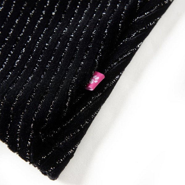 Falda para niños con cinturilla de leopardo negro 140 Falda para niños con cinturilla de leopardo negro 140