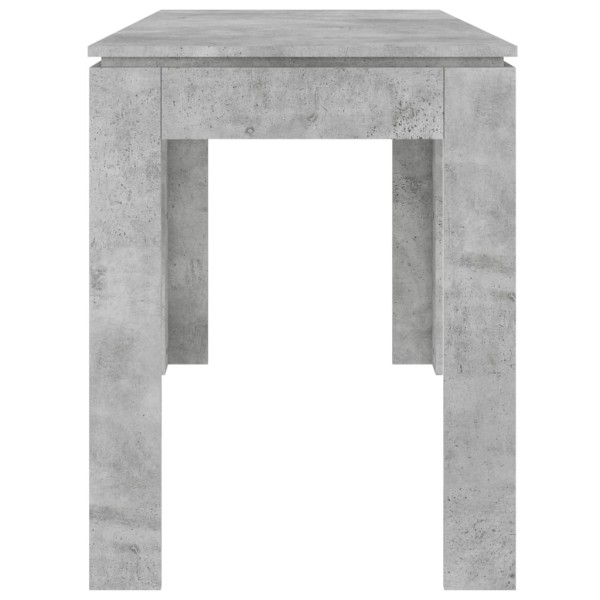 Mesa de comedor madera de ingeniería gris hormigón 120x60x76 cm Mesa de comedor madera de ingeniería gris hormigón 120x60x76 cm